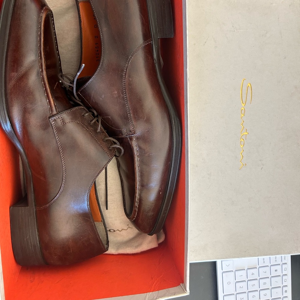 Brown Santoni Shoes